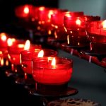 photo by noname 13 candles, church, lights