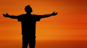 man, silhouette, faith, religion, cross, christianity, christ, god, church, holy, christian, catholic, symbol